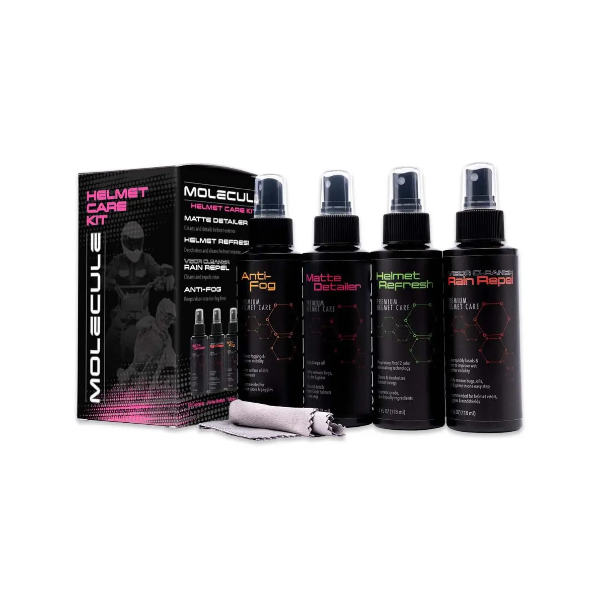 Molecule Matte Helmet Care Kit 1