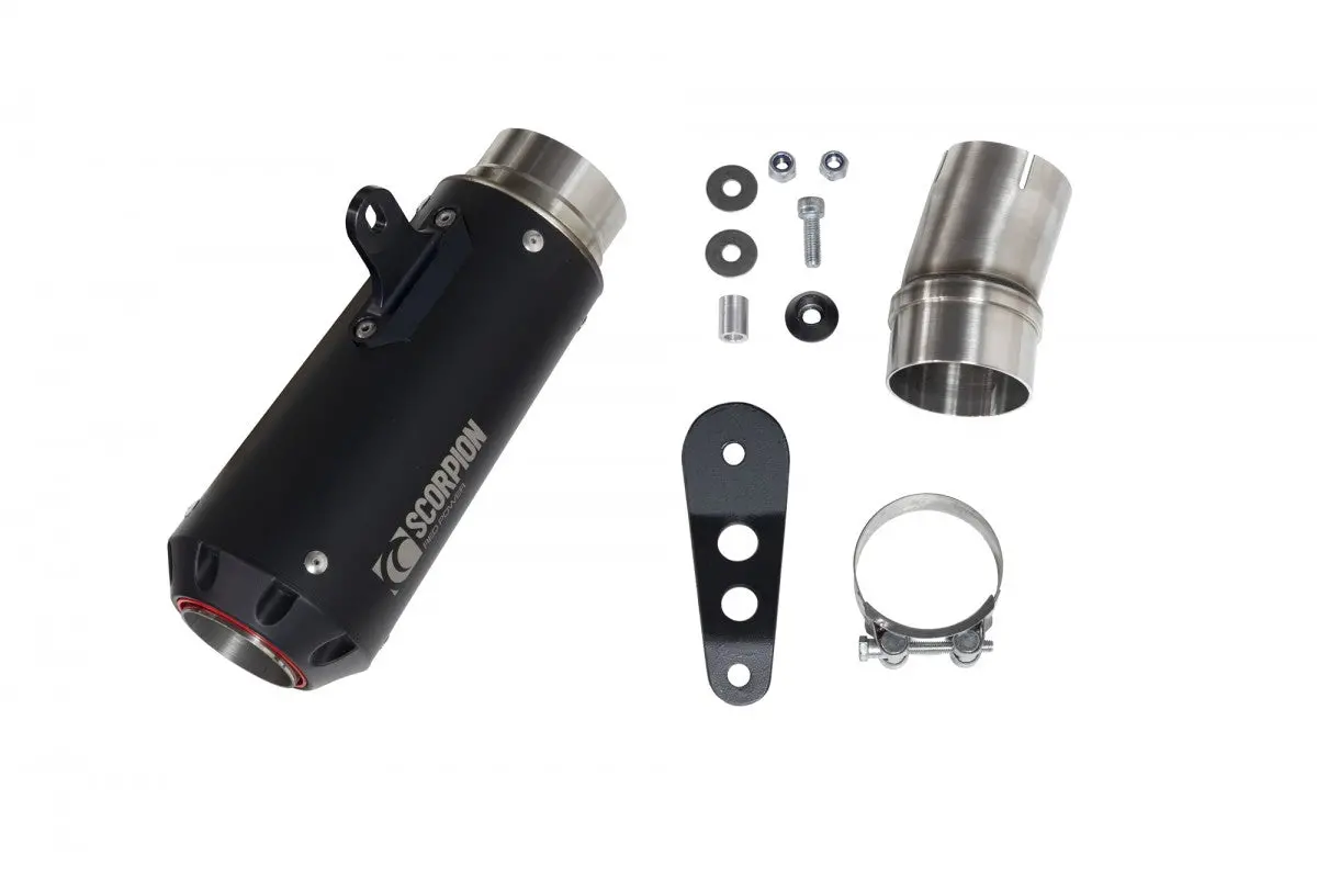 Bmw S1000rr 2019> Scorpion Red Power Slip On Black Ceramic Or Brushed Stainless 1