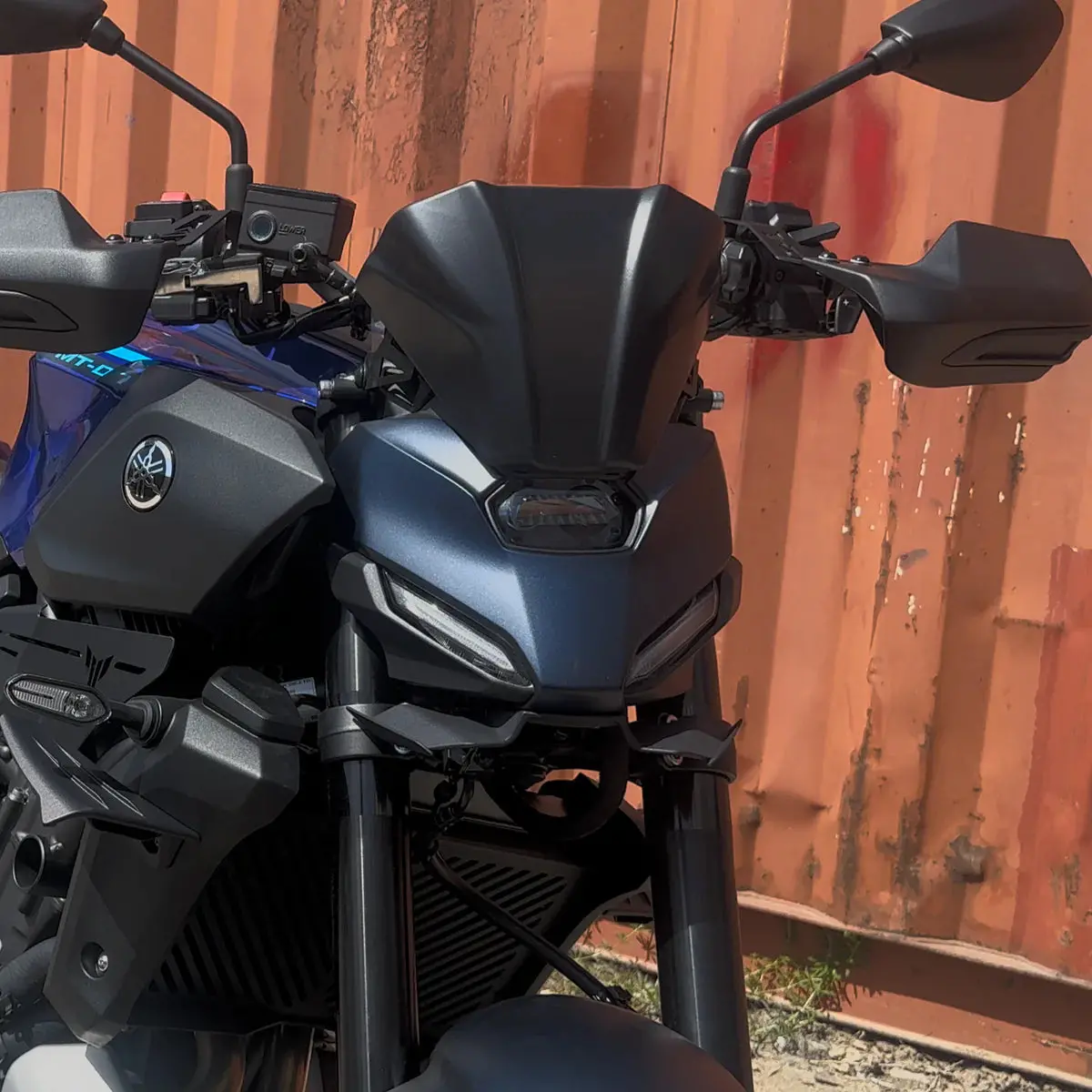 Pyramid Fly Screen 25-26 Yamaha Mt-07 | Matte Black 1