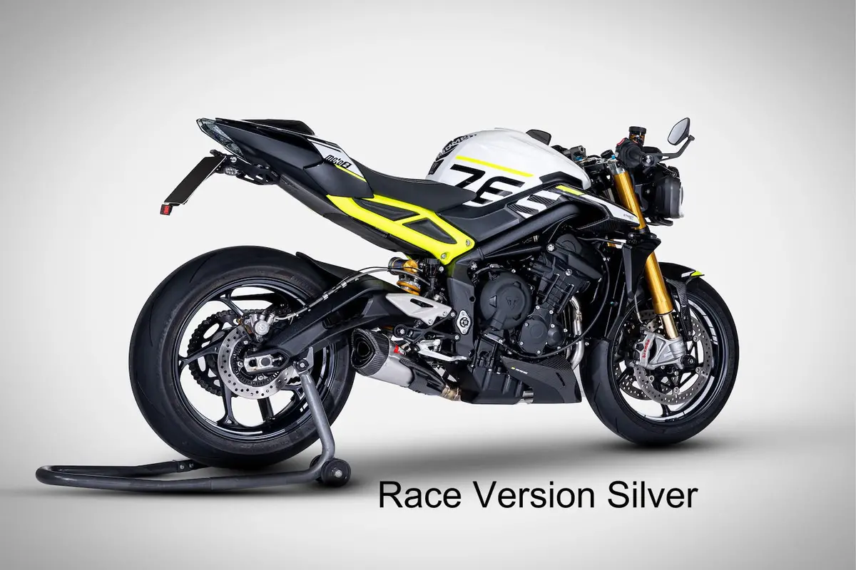 Triumph Street Triple 765R/Rs 2023> Zard Full System Exhaust 2
