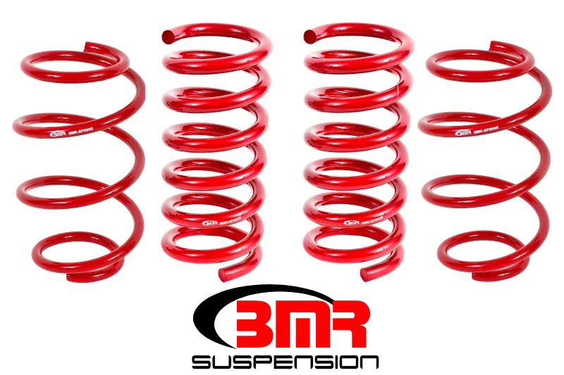 Bmr 15-17 S550 Mustang Performance Version Lowering Springs (Set Of 4) - Red 1