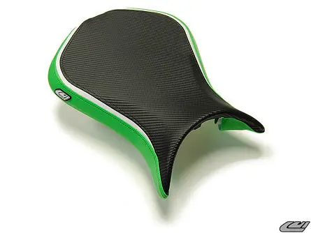 Luimoto Sport Seat Covers '07-'08 Kawasaki Zx6r - Lime Green 2