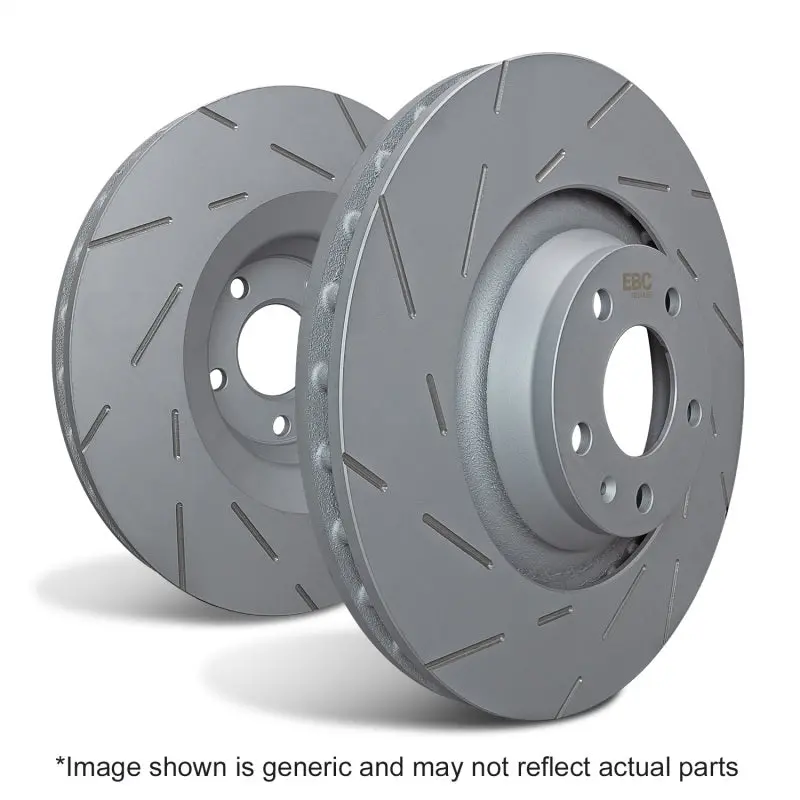 Ebc 2022+ Ford Bronco Raptor 3.0 Turbo Usr Slotted Front Rotors 1