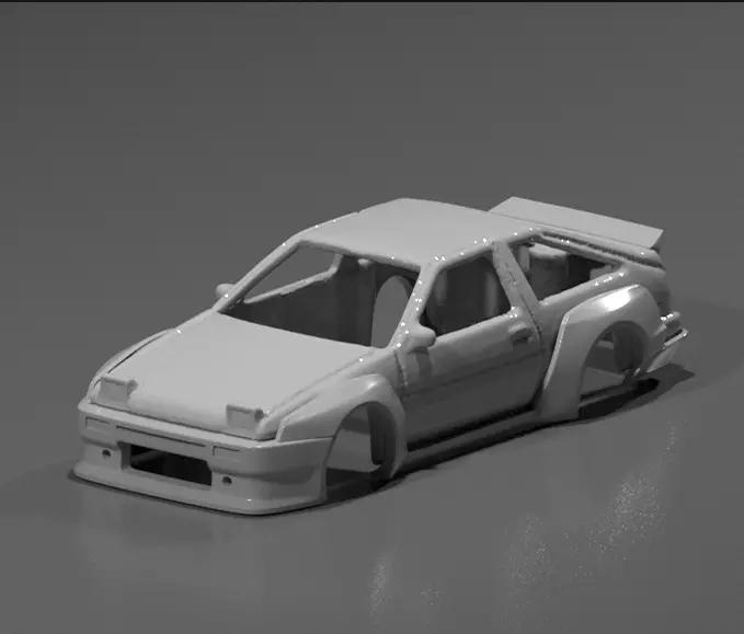 Hot Wheels Toyota Ae86 Trueno Pandem Style Wide Bodykit 1