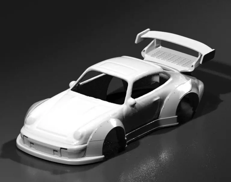 Hot Wheels Porsche Carrera Rwb Style Bodykit 1