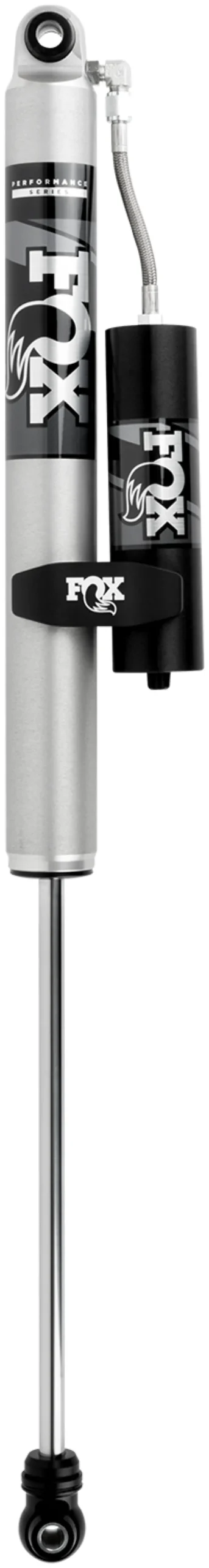 Fox 17-18 Ford F250 2.0 Perf Series Smooth Body Remote Res. Rear Shock - 4-6In Lift 1