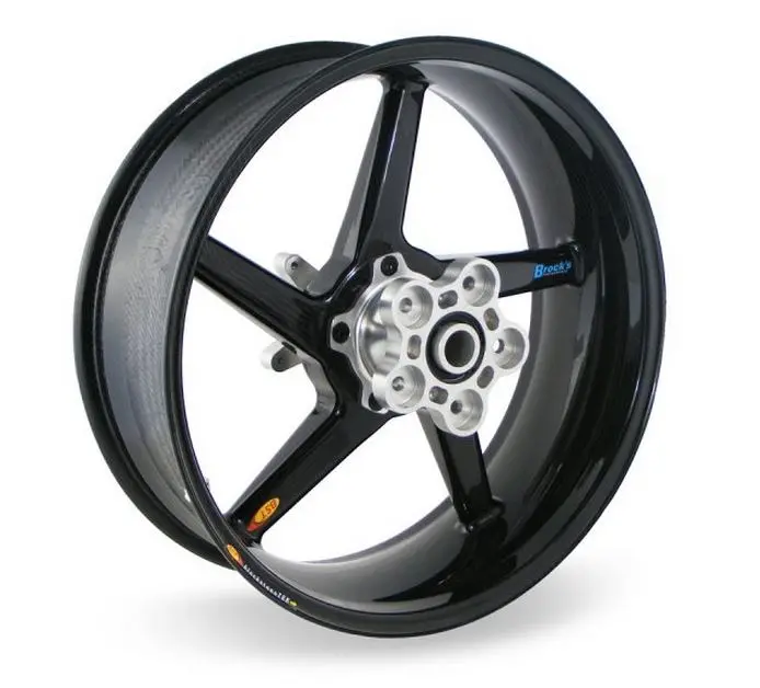 Bst 5.5" X "17 5 Spoke Slanted Carbon Fiber Rear Wheel For 2014-2015 Ducati 899 Panigale 1