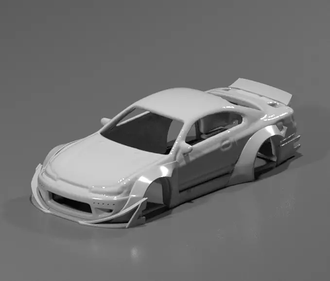 Hot Wheels Nissan Silvia S15 Rocketbunny Style Wide Bodykit 1