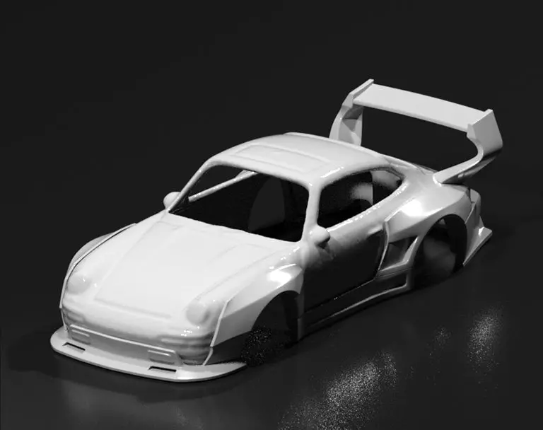 Hot Wheels Porsche Carrera Pandem Style Bodykit 1