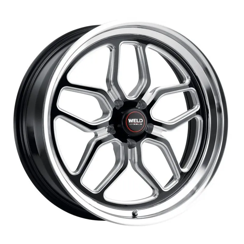 19X11 Weld Laguna Gloss Black W/ Milled Spoke 5X120.65 Et70 Bs8.75 1