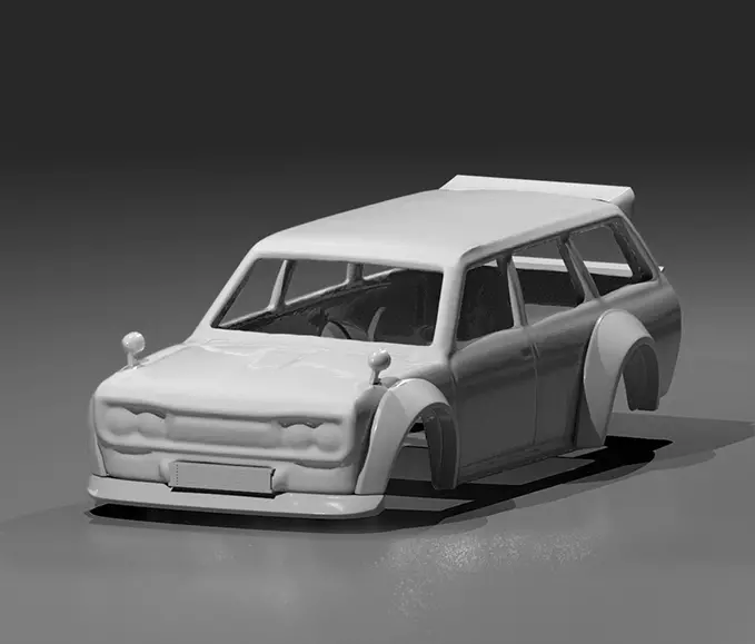 Hot Wheels Datsun 510 Wagon Wide Bodykit 1