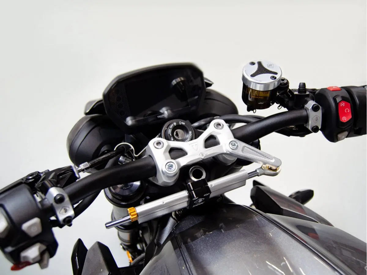Triumph Street Triple 765Rs 2017-25 Dbk Top Yoke 916 Style Steering Damper Fitting Kit 1