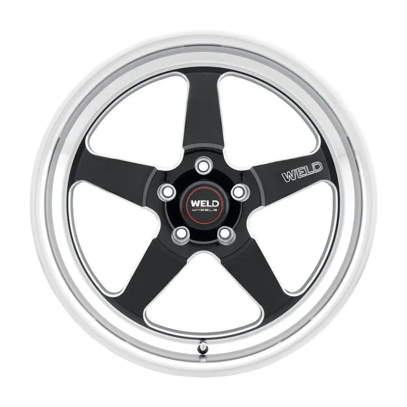 20X5 Weld Ventura Drag Gloss Black W/ Milled Spoke 5X120.65 Et-25 Bs2.0 2